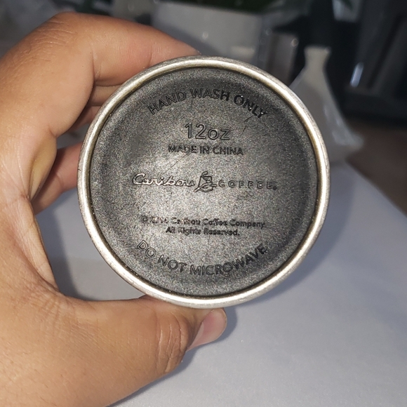 Caribou 12oz  stainless Steel and white porcelain - Picture 2 of 5